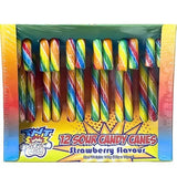 12 Pack x TNT Sour Rainbow Candy Canes 144g