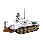 Sluban Army Building Blocks - Battle Of Budapest - Medium White Tank - 518 Piece