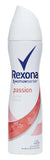 6 x Rexona 150ml Antiperspirant Deodorant Passion Dry And Fresh Confidence