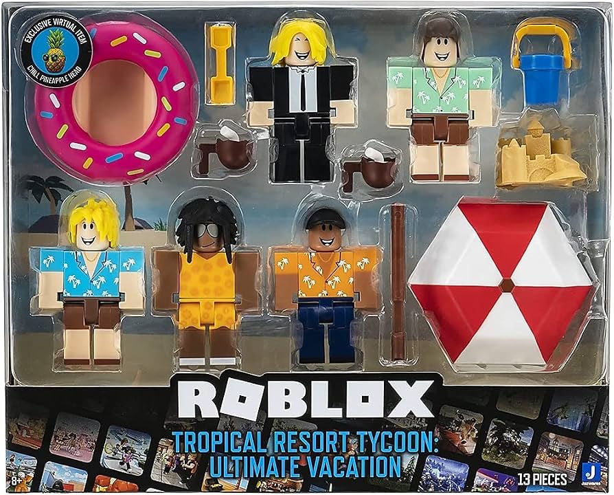 Roblox Figure Multipack Tropical Resort Tycoon Ultimate Vacation 13pc