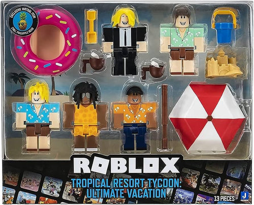 Roblox Figure Multipack Tropical Resort Tycoon Ultimate Vacation 13pc