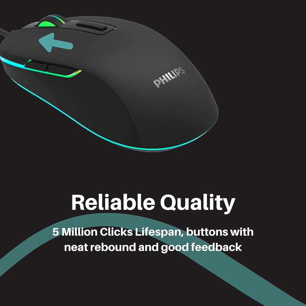 Philips Momentum Gaming Wired Mouse