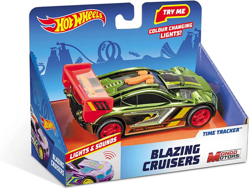 Hot Wheels 5" Lights And Sounds Blazing Cruisers Assorted