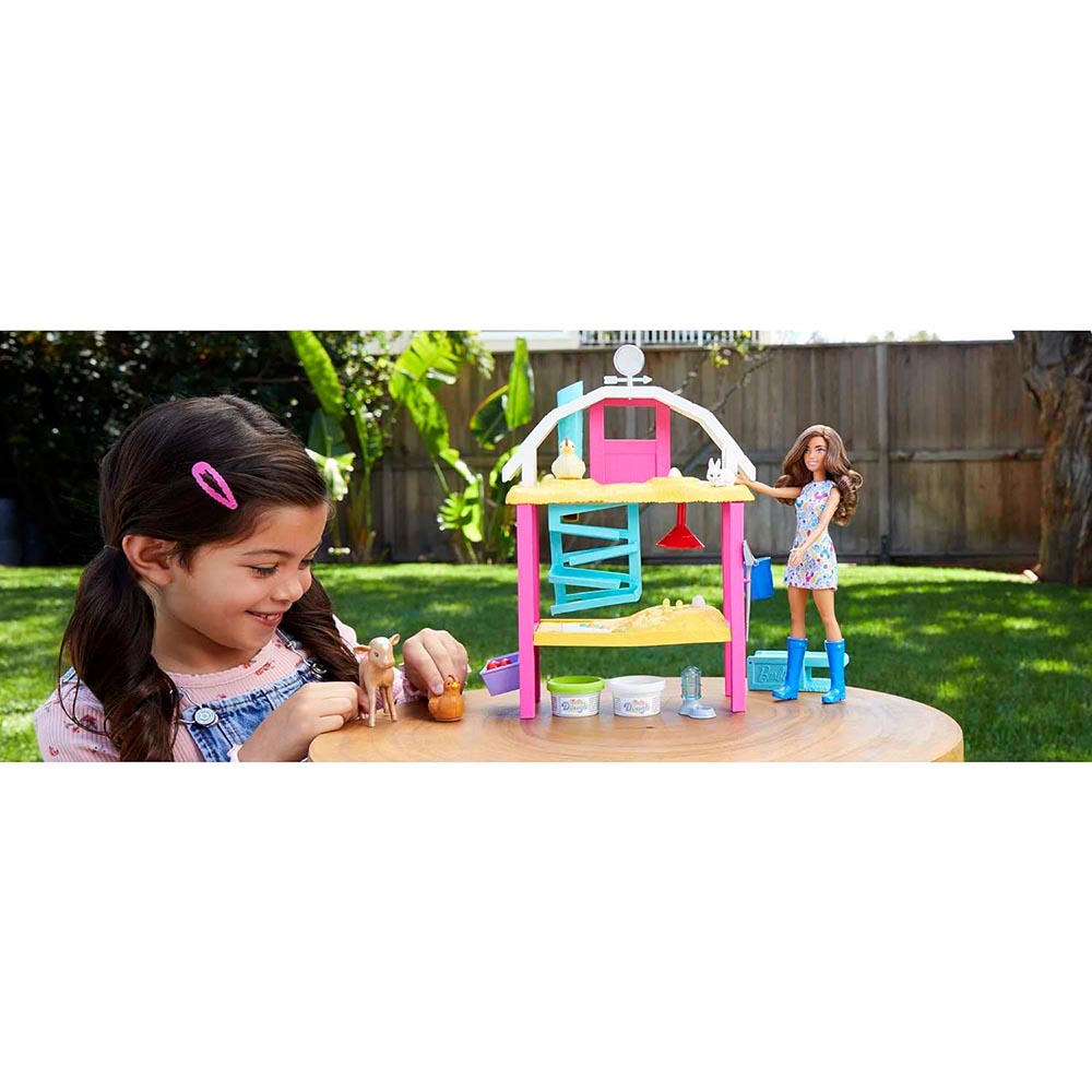 Barbie Hatch & Gather Egg Farm Doll Playset