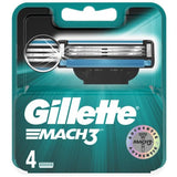 Gillette Mach 3 Cartridge 4pk