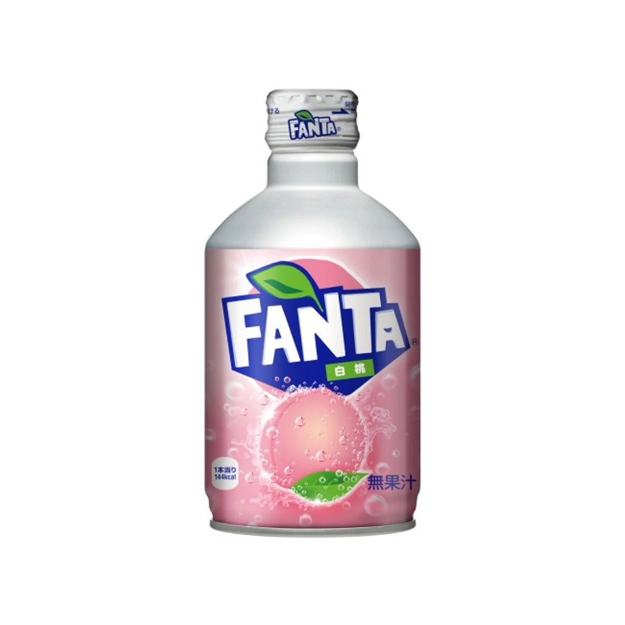 24 x Japanese Fanta White Peach Aluminium Bottle 300ml