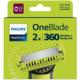 Philips OneBlade Body Kit with 360 Blades – 2 Pack