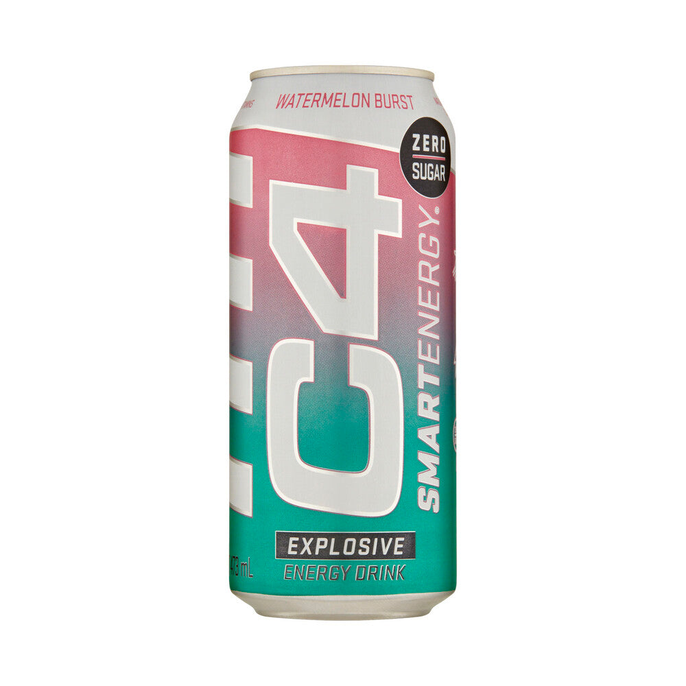 12 Pack x C4 Smart Energy RTD 473ml - Watermelon Burst