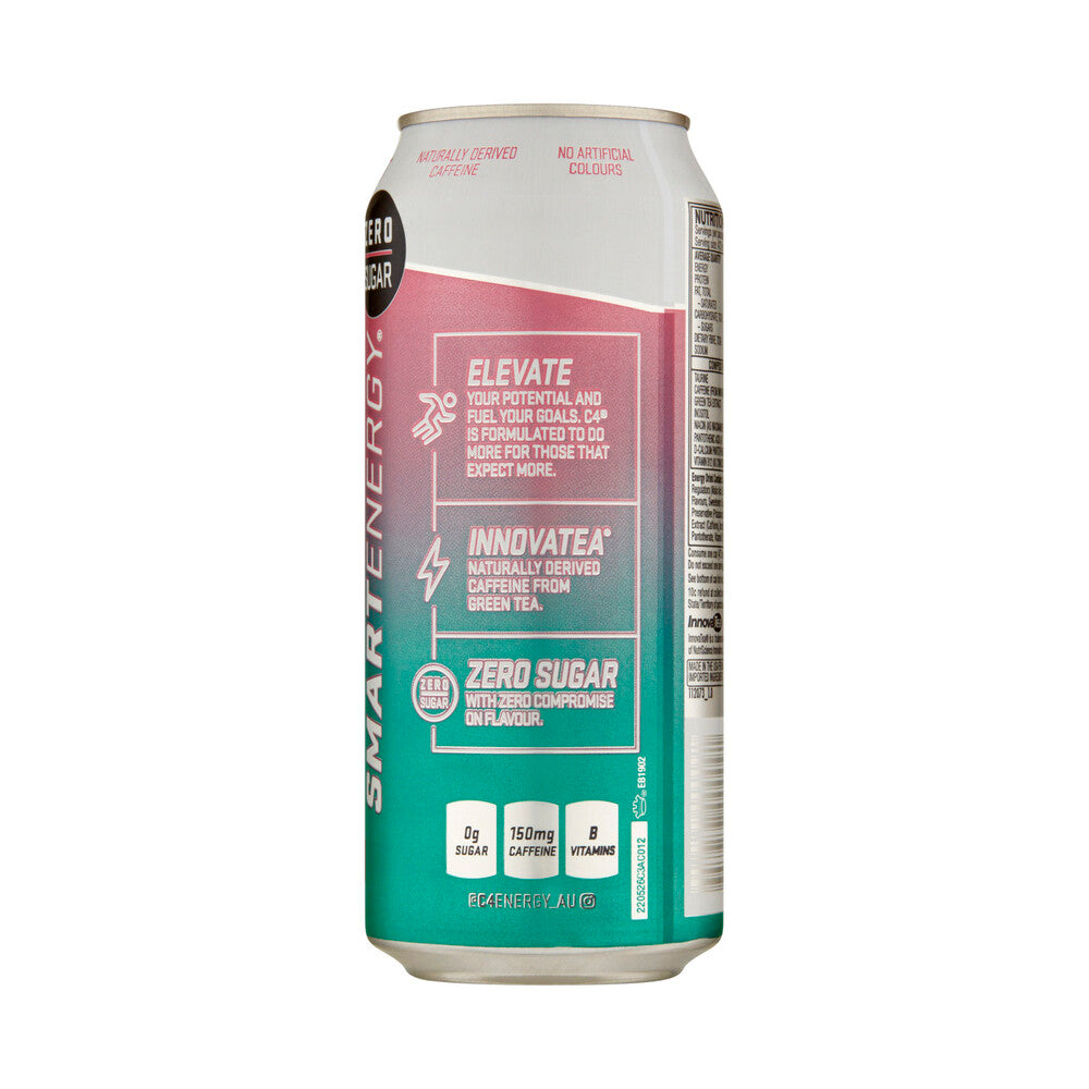 12 Pack x C4 Smart Energy RTD 473ml - Watermelon Burst