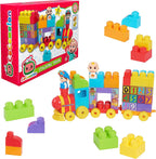 CoComelon Building Block Stacking Train - 40 Piece