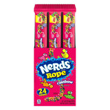 24 x Nerds Rope Gummy & Crunchy Rainbow Candy 26g