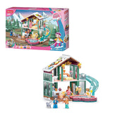 Sluban Girl's Dream Building Blocks -  Winter Resort - 439 Piece