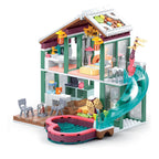 Sluban Girl's Dream Building Blocks -  Winter Resort - 439 Piece
