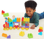CoComelon Building Block Stacking Train - 40 Piece