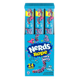 24 x Nerds Rope Gummy & Crunchy Very Berry Candy 26g