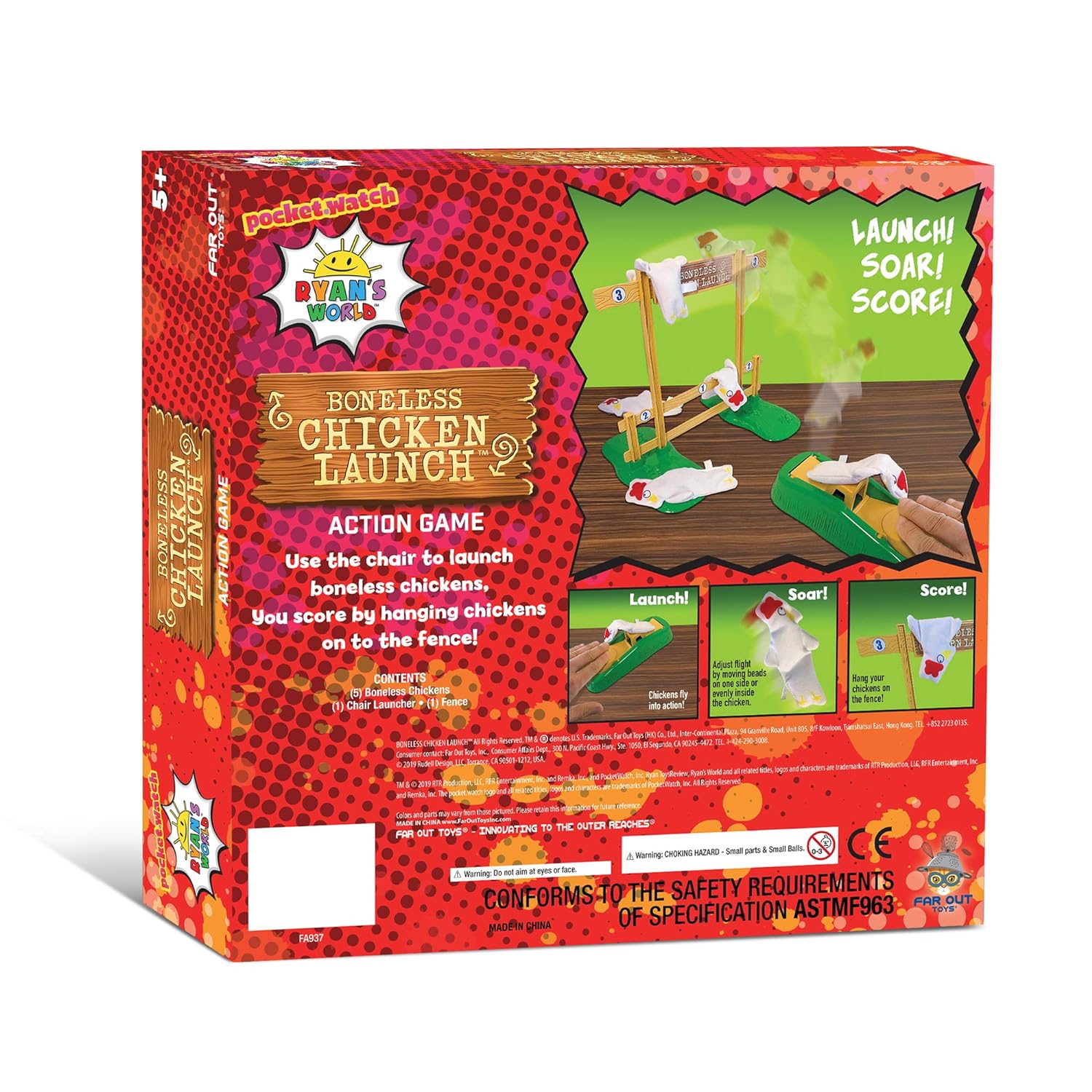 Ryan's World Boneless Chicken Launch Action Game