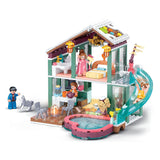 Sluban Girl's Dream Building Blocks -  Winter Resort - 439 Piece