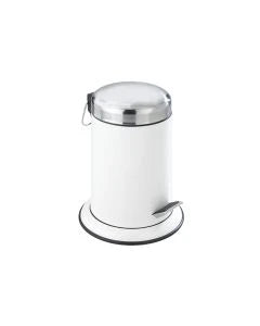 Wenko Retoro Pedal Bin 3L - Shiny White
