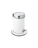 Wenko Retoro Pedal Bin 3L - Shiny White