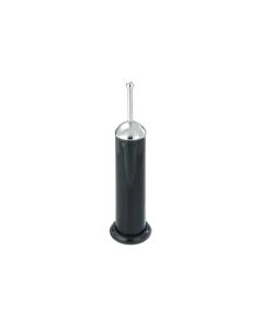 Wenko Retoro Toilet Brush Holder Set - Shiny Black