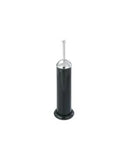 Wenko Retoro Toilet Brush Holder Set - Shiny Black