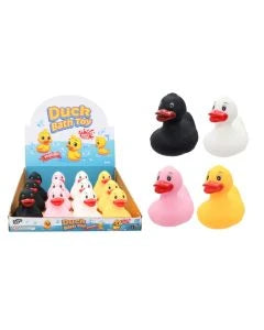 3 Pack x Duck Bath Toy 8cm - Assorted Colours