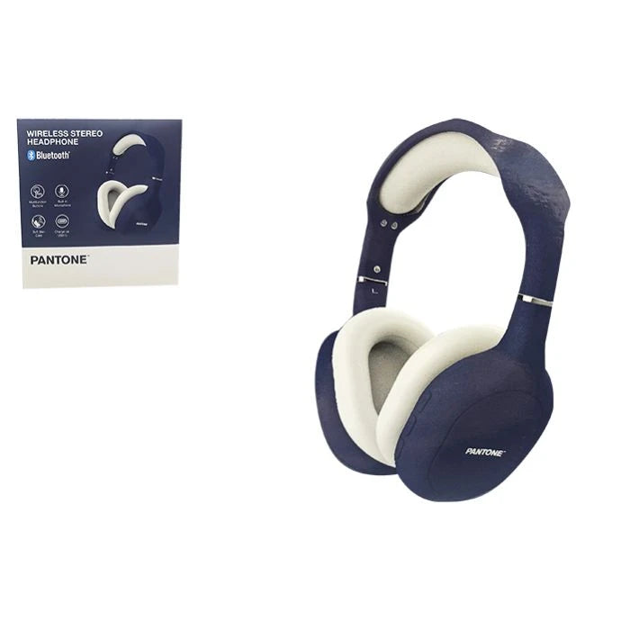 Pantone Wireless Stereo Headphones - Navy