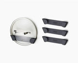 Joseph Joseph CupboardStore Pan Lid Holders - 4 Piece (Grey)