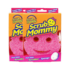 2 Pack x Scrub Mommy Dual-Sided Scrubber Sponge - Pink