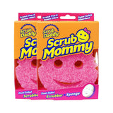2 x Scrub Mommy Dual-Sided Scrubber Sponge - Pink