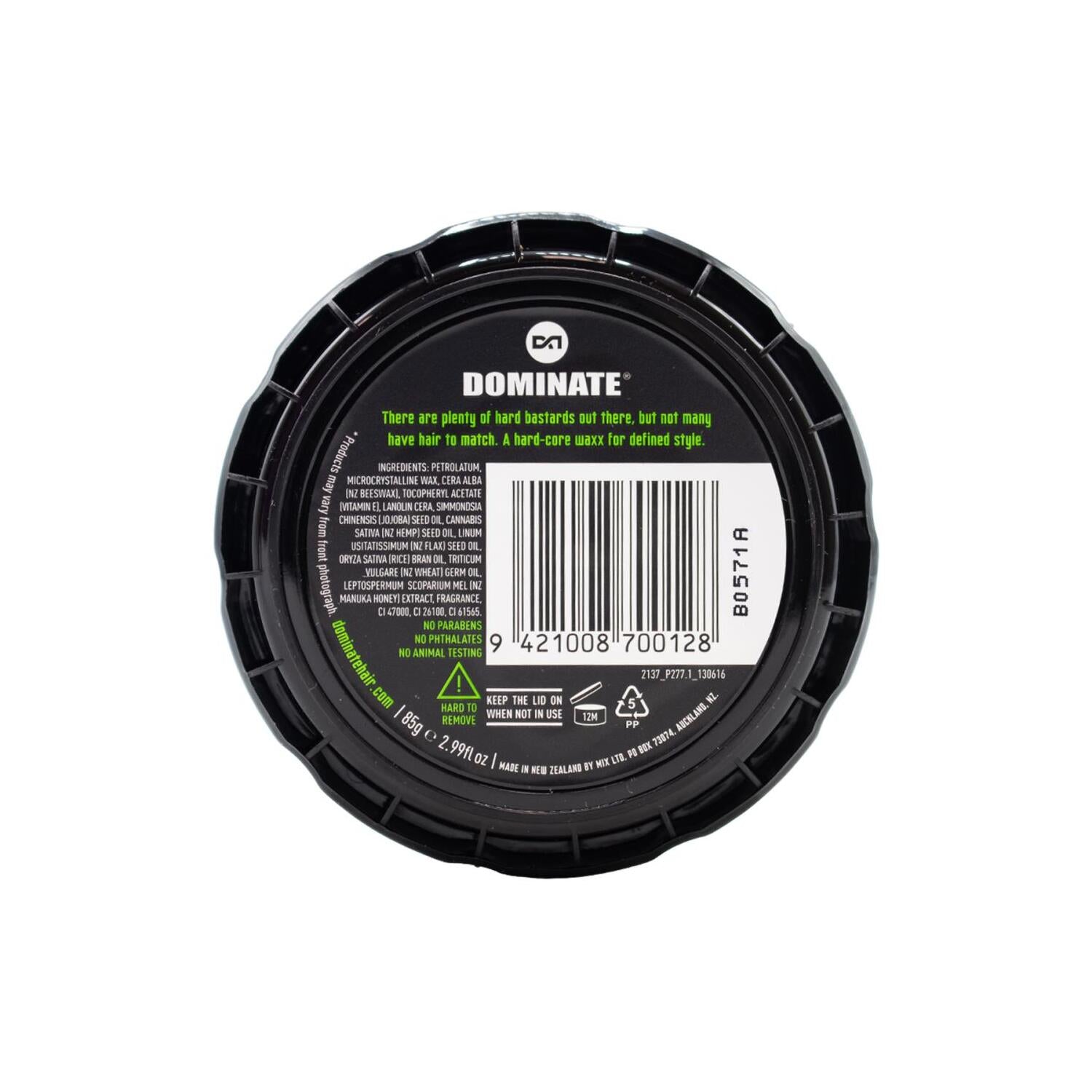 3 Pack x Dominate Rok Waxx Extreme Hold Hair Wax Wet Look - 85g