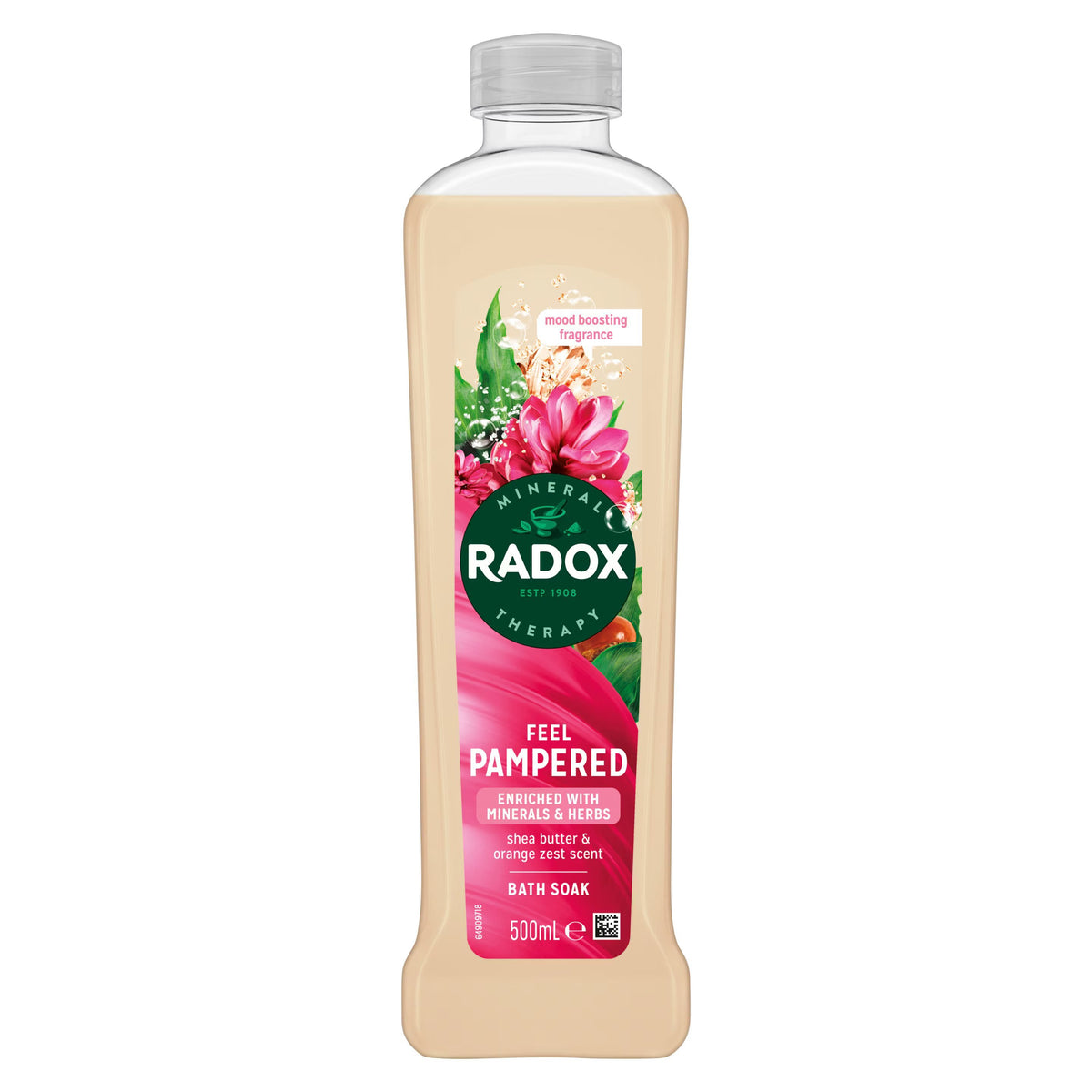 3 x Radox Bath Soak Shea Butter & Ginger 500mL