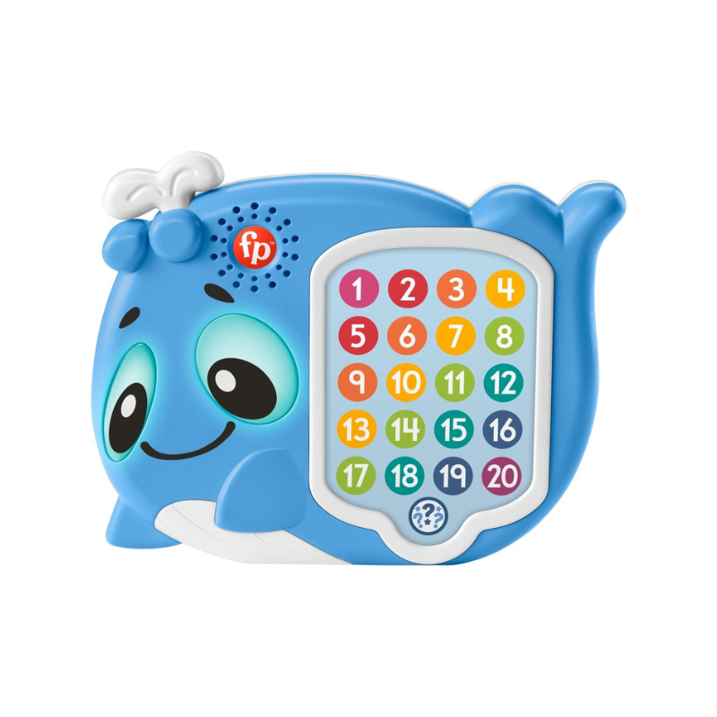 Fisher-Price Linkimals 1-20 Count & Quiz Whale - Blue