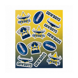 4 x NRL North Queensland Cowboys Magnet Sheet