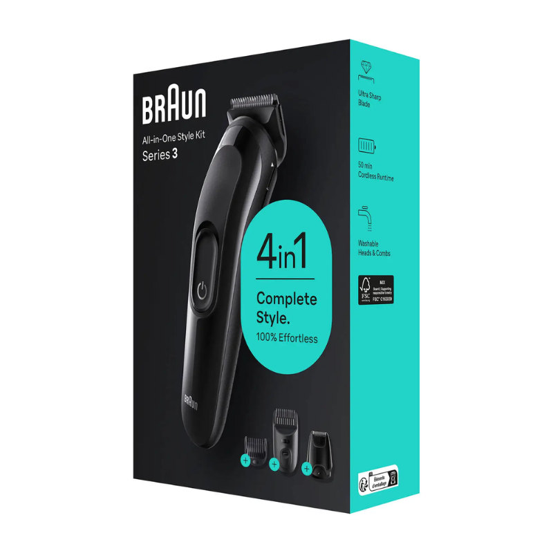 Braun 4-In-1 Multi Grooming Style Kit Series 3