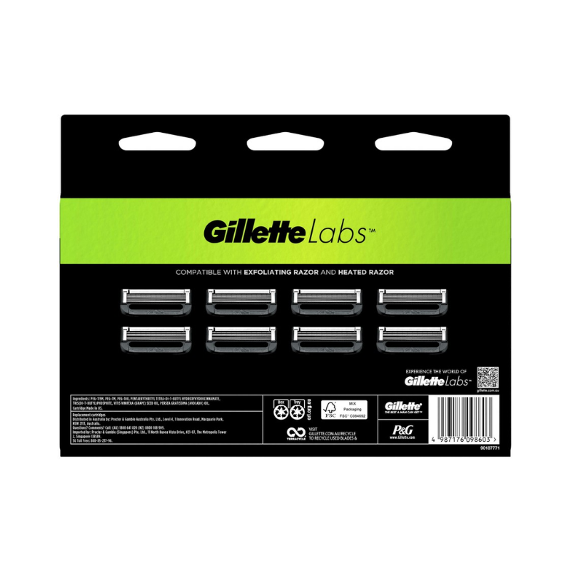 Gillette Iconic Cartridge Razor Gillette Labs Razor Cartridges - 8 Pack – Smooth Sales