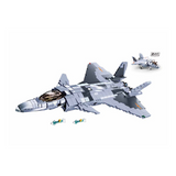Sluban Building Blocks Model Bricks - J-20 Mighty Dragon Fighter - 926 Piece