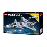 Sluban Building Blocks Model Bricks - J-20 Mighty Dragon Fighter - 926 Piece