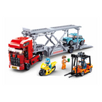 Sluban Town Building Blocks - Car Transporter - 542 Piece