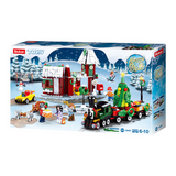 Sluban Building Blocks New Year - Christmas Village - 565 Piece