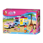 Sluban Building Blocks Girl's Dream - Car & Caravan - 272 Piece