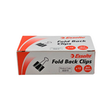 Esselte Fold Back Clips 25mm - Box of 12