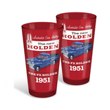 Holden 500mL Heritage Coloured Conical Glasses 2-Pack