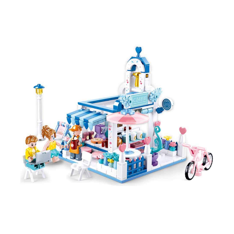 Sluban Girl's Dream Building Blocks - Coffee Shop - 289 Pieces