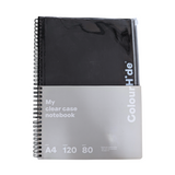 ColourHide A4 Clear Case Notebook - 120pg