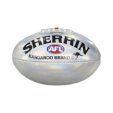 AFL Sherrin Ball Size 3 - Holographic Silver