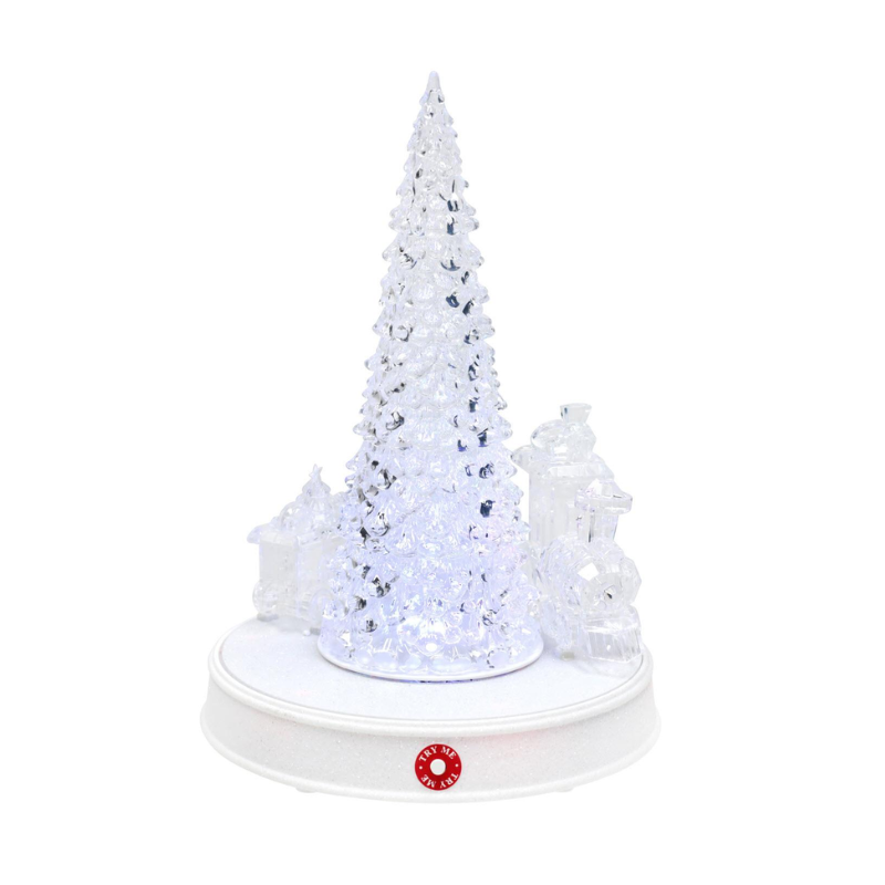 Nice & Nifty Christmas Light Up Musical Ice Scene