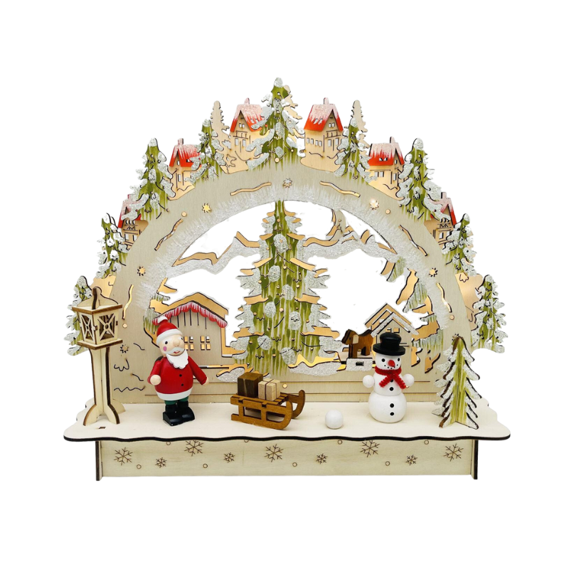 Nice & Nifty Christmas Village Scene
