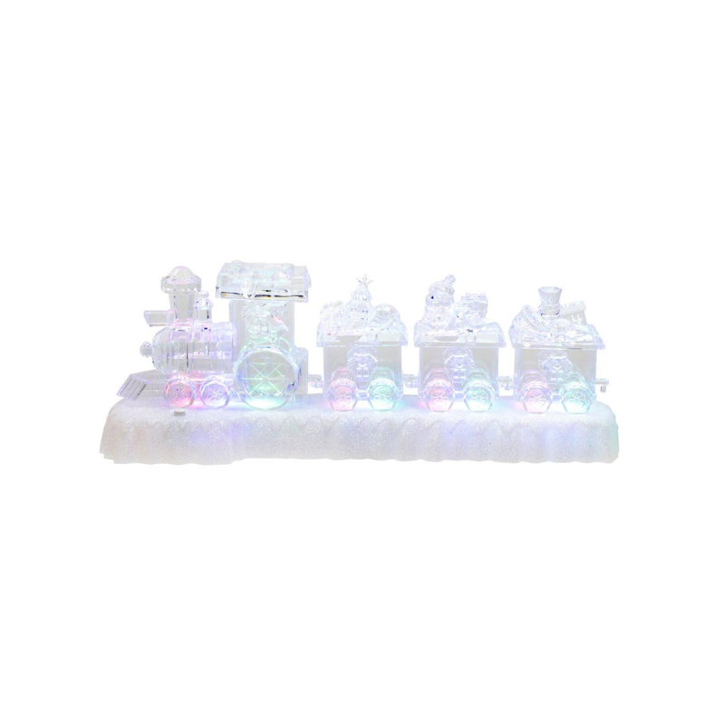 Nice & Nifty Christmas Light Up Musical Train Scene