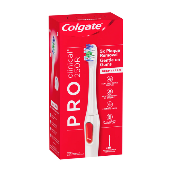 Colgate Pro Clinical 250R Deep Clean Rechargeable Toothbrush – Smooth Sales